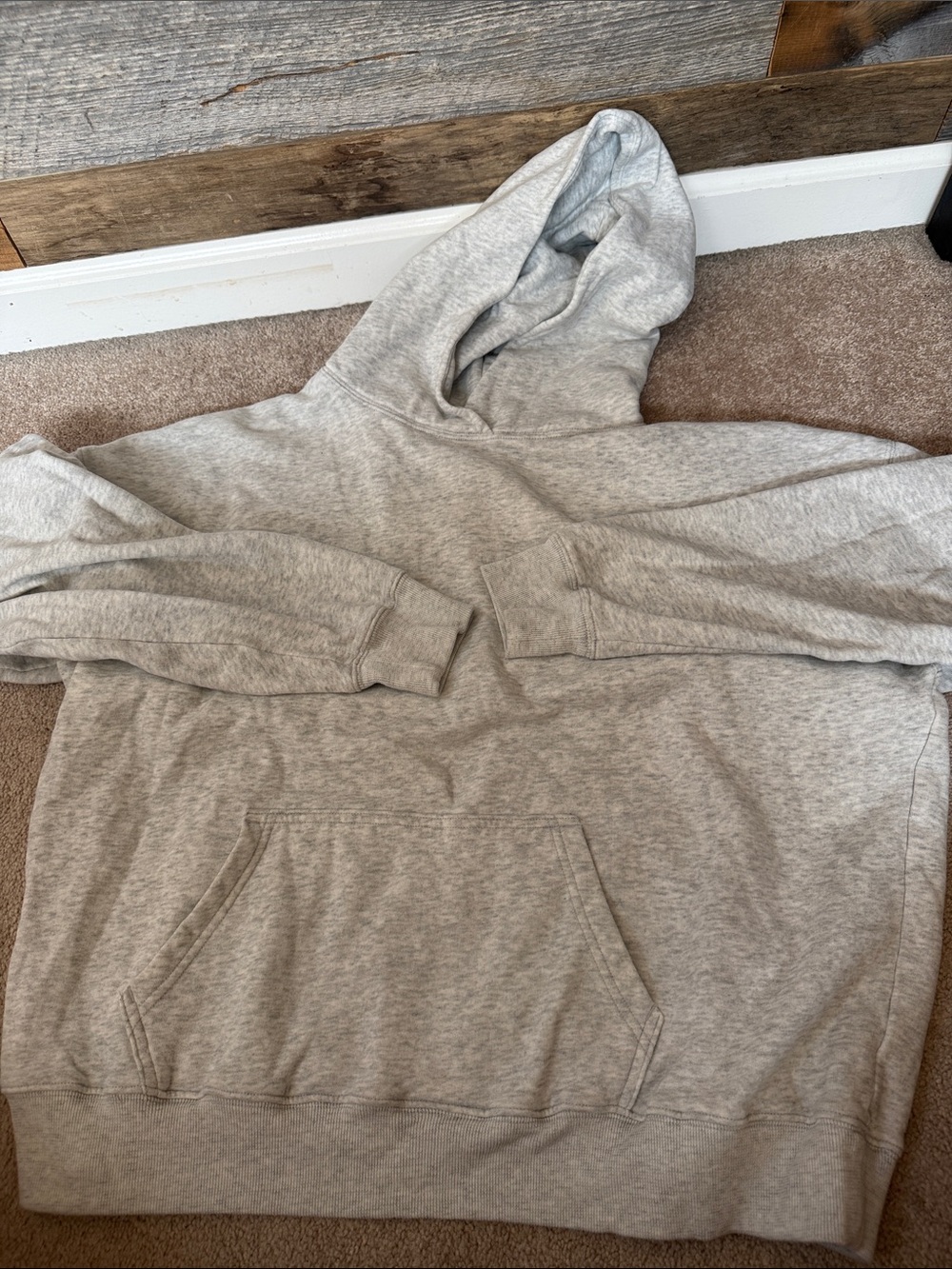 Hollister Hooded Sweatshirt - Light Gray
